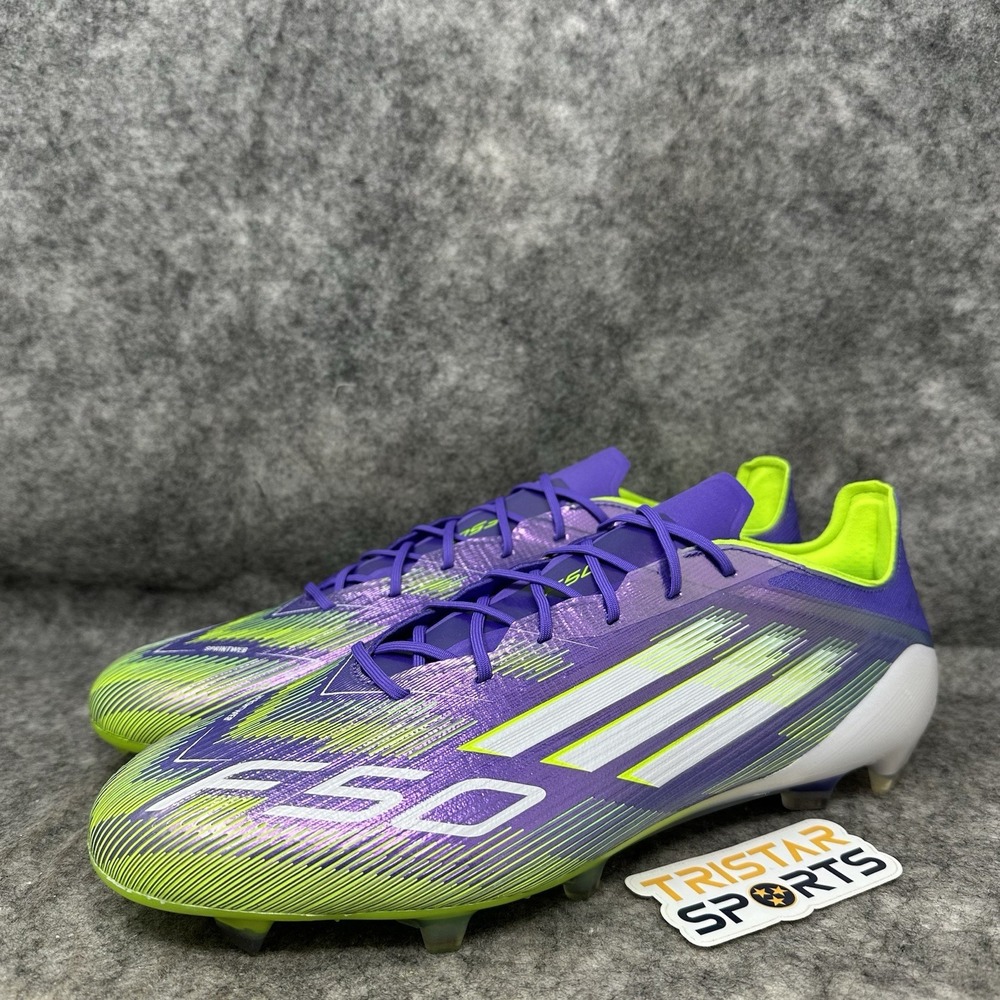 Adidas Adizero F50 Elite FG Soccer Cleats Mens 12.5 Purple Radiant Blaze JH7615